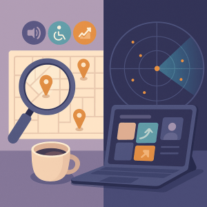 Búsqueda de vivienda con filtros avanzados y detección de oportunidades ocultas.